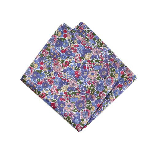Parisian with Liberty Woodblock Floral Pocket Square